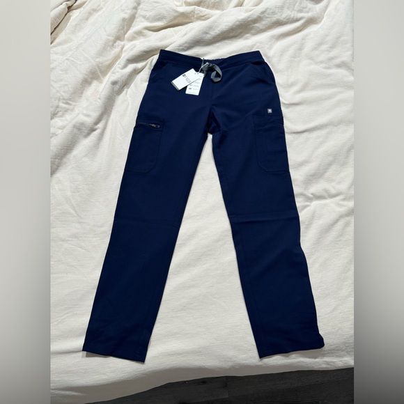 BRAND NEW WT Figs Yola Skinny Scrub Pants Navy Blue Size XS - Picture 5 of 8